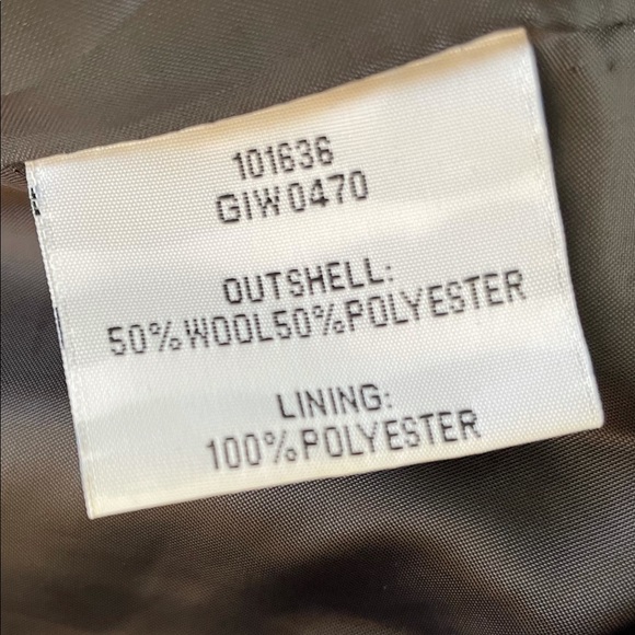 General Issue Wool Coat with Detail Hood - Picture 5 of 6